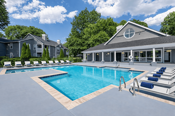 Delta crossing resort-style pool and sun deck